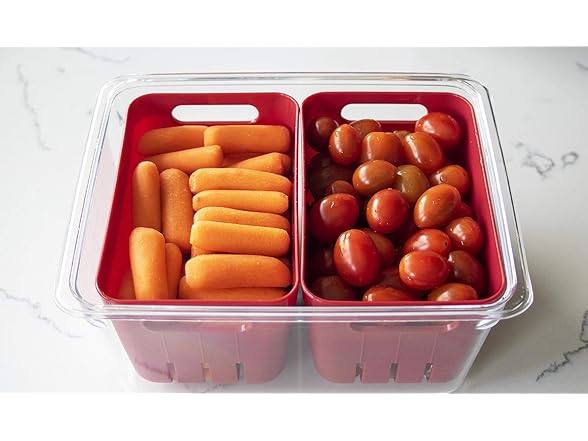 Kitchen Spaces Twin Colander Food Storage Container