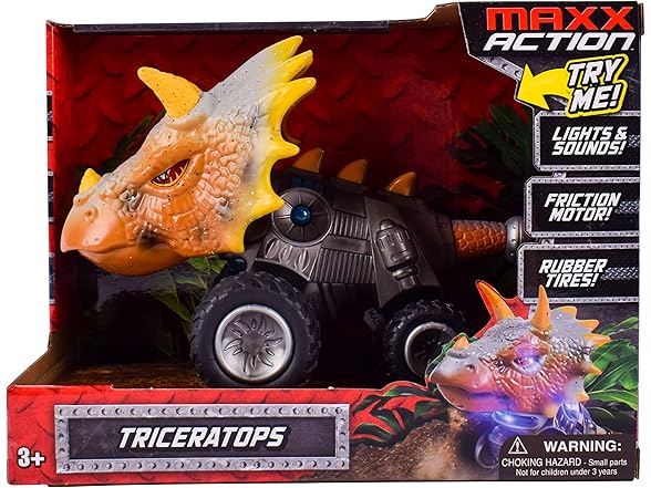 Maxx Action Dyborg Vehicles - Small Dinosaur Cars