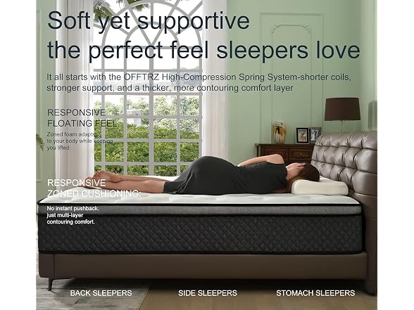 12 Inch King Gel Memory Foam Mattress