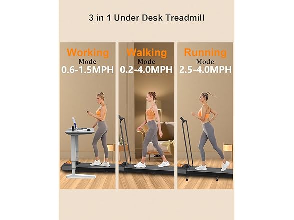 Walking Pad Treadmill Handle Bar, 2.5 HP