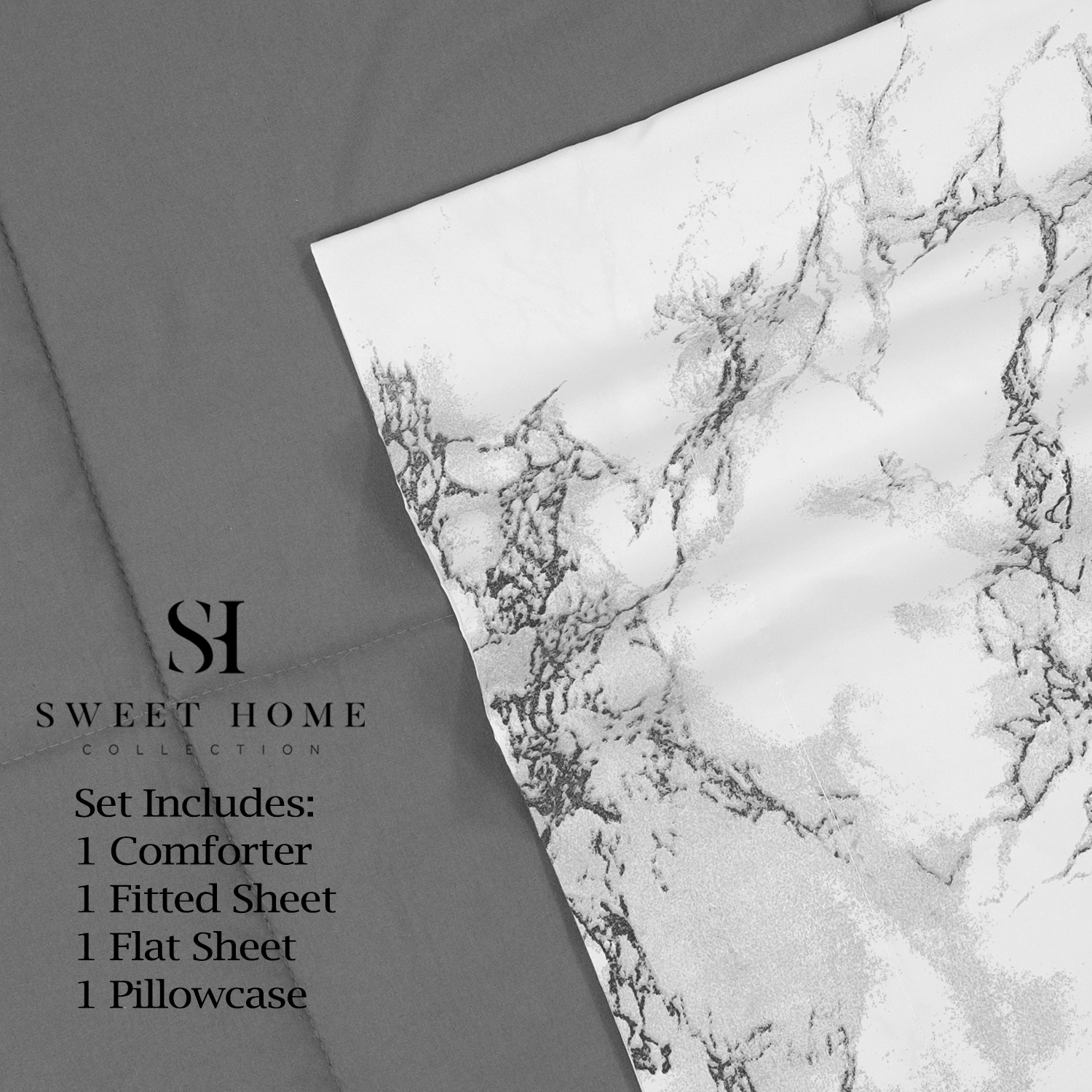 Marble Sheet & Comforter Bedding Sets - Gallery 5