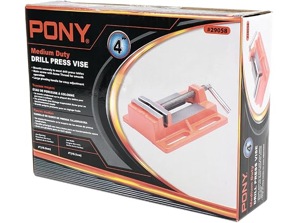 PONY PONY Drill Press Vise, 4-inch