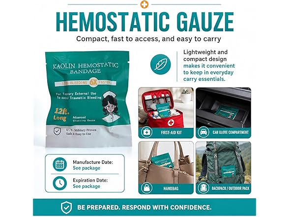 Sapbontchi quick clot gauze