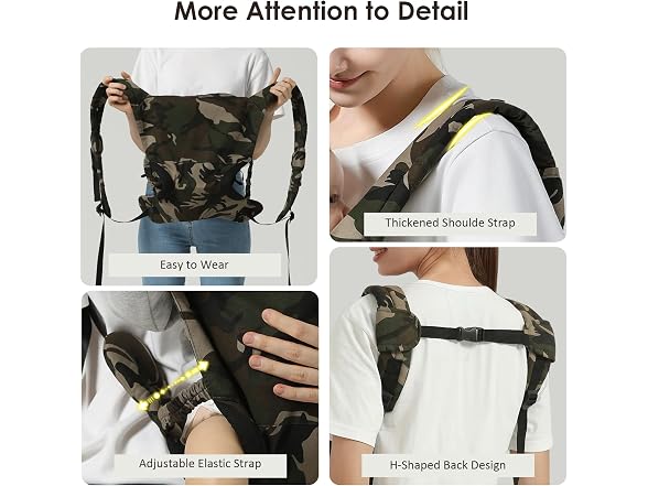 MISSWISDOM Baby Carrier Camouflage