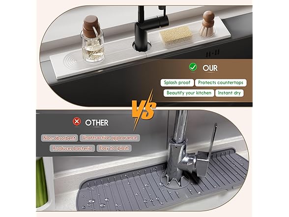 Faucet Mat for Sink