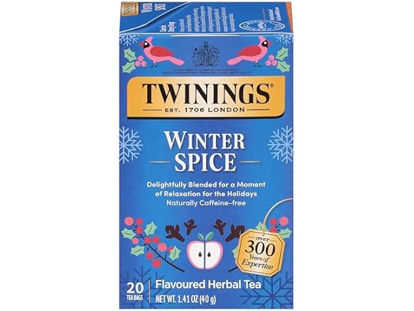 20CT Twinings Winter Spice Herbal Tea