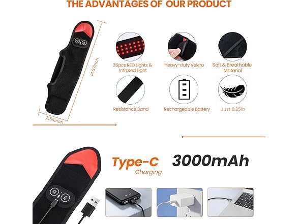 Cordless Red Light Therapy Wand