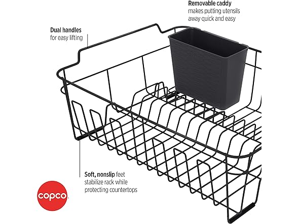 Copco Black Small Dish Rack