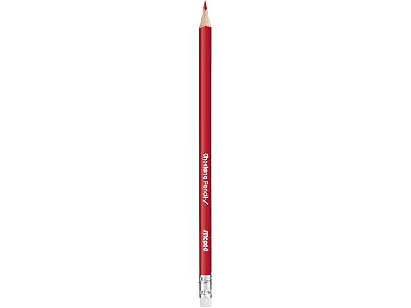 Helix Maped Red Checking Triangular Graphite