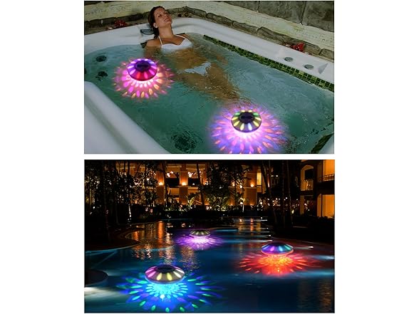 Floating Pool Lights, Rechargeable