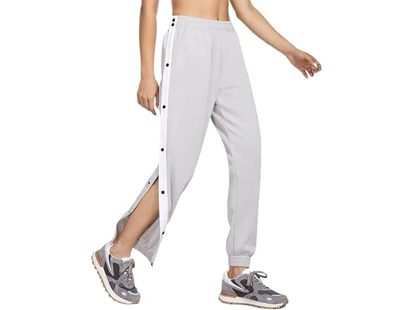 Xbtclxebco Women (S) Side Split Snap Button Pants