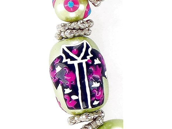 Linpeng Hawaiian Shirts Beads Bracelet