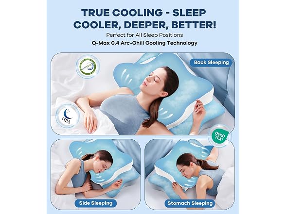 DONAMA Cervical Pillow Grey New
