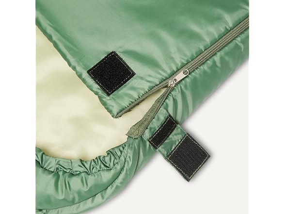 Amazon Basics Sleeping Bag, 50 Degree F, Olive Green