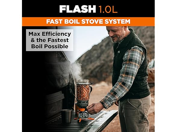 Jetboil Flash 1.0L Portable Fast Boil Stove