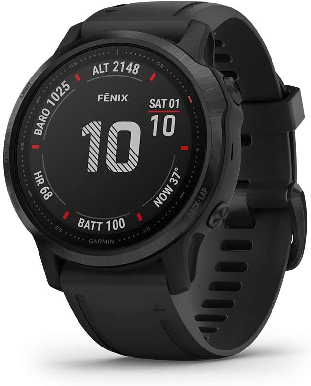 Garmin fenix 6S Pro, Premium Multisport GPS Watch - Black (Open Box) - Gallery 7