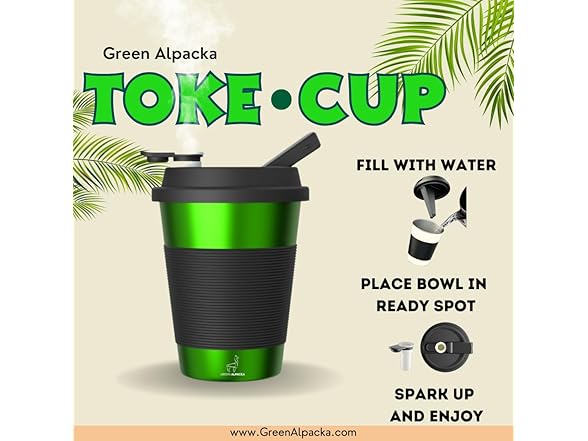 Green Alpacka Toke Cup
