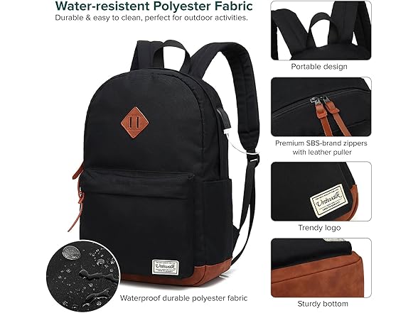 UNIWALK USB Charging Laptop Backpack