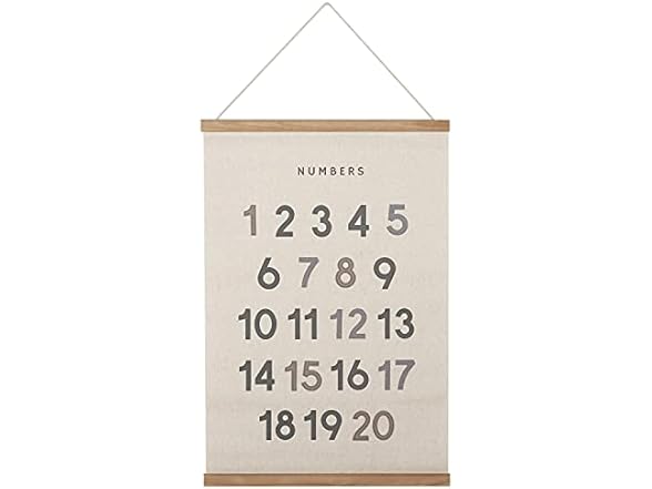Bon et Beau Embroidered Number Poster