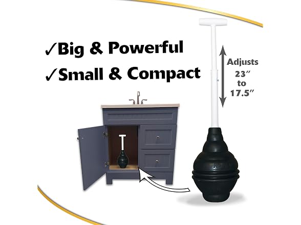 Korky BeehiveMAX Heavy Duty Toilet Plunger