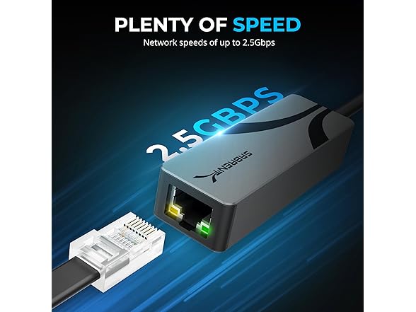SABRENT USB 3.0 to 2.5GbE Ethernet Adapter