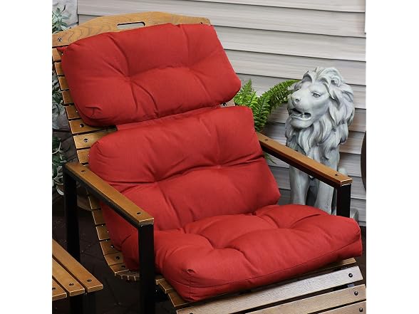 Sunnydaze Decor ZET-027 High Back Cushion Red - Gallery 4