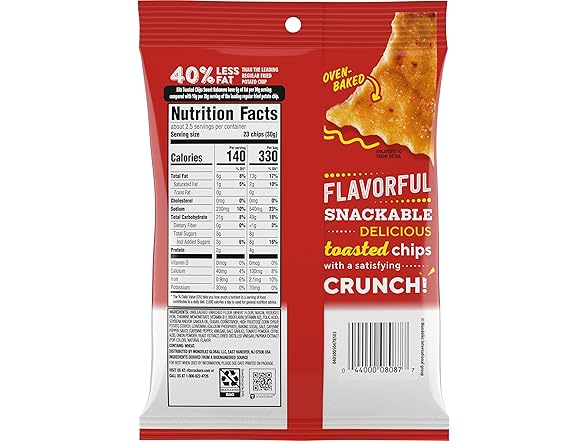 12PK RITZ Toasted Chips Sweet Habanero Crackers