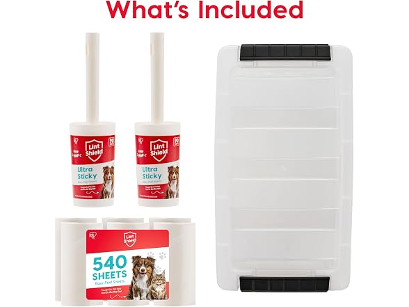 IRIS USA Extra Sticky Lint Roller
