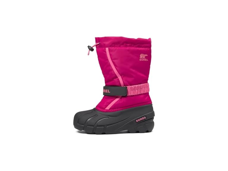 Sorel Childrens Flurry Boot Youth Unisex Little Deep Blush/Tropic Size 9