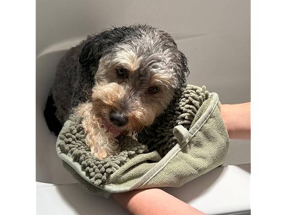 SPOT Clean Paws Chenille Microfiber Dog Towel