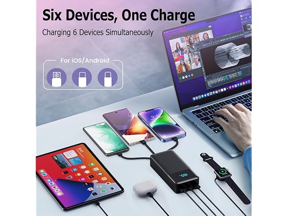 50800mAh Power Bank W/ LED Display