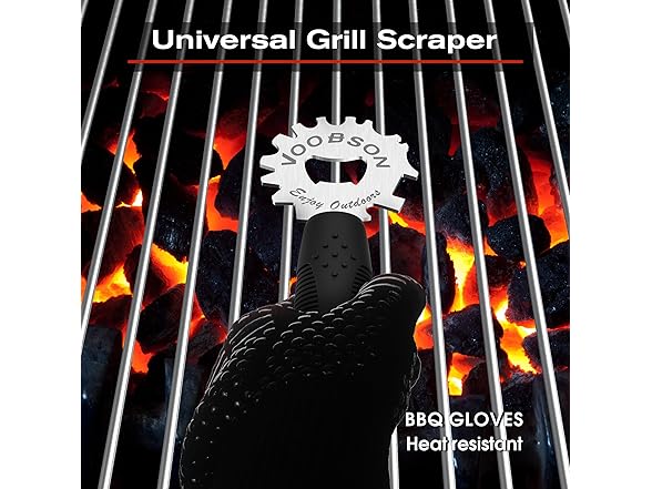 Grill Scraper Tool - Bristle Free