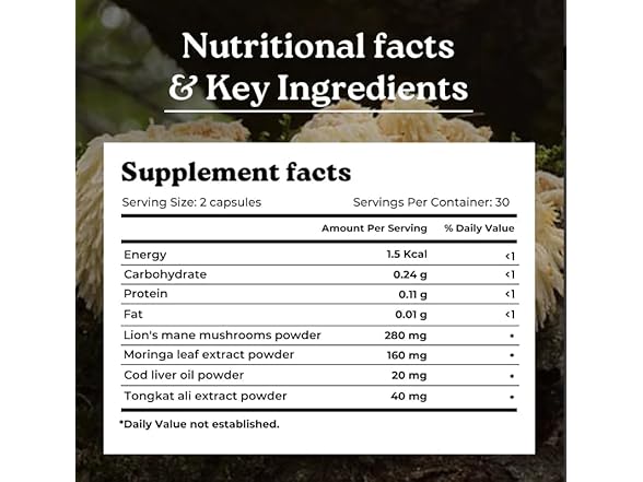 Mars GHC Lion’s Mane Capsules 60ct