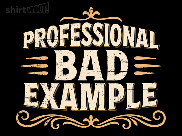 Professional Bad Example