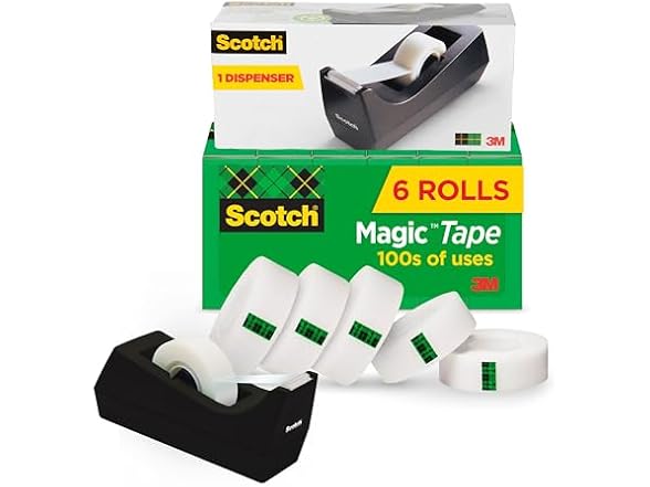 Scotch Magic Tape Desktop Dispenser, 6 R