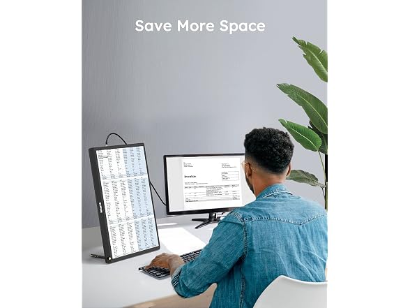 BOIFUN Portable Monitor - 15.6'' USB C HDMI
