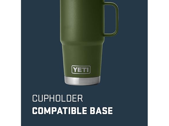 YETI Rambler 20oz Travel Mug, Highlands Olive