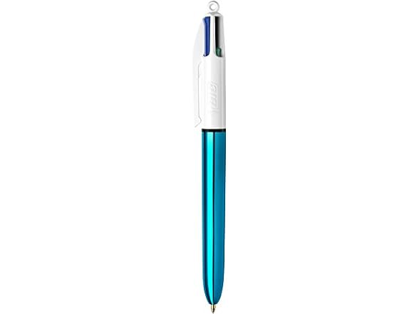 BIC - 1 pen 4 colours shine ? white/metallic