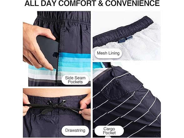 Kanu Surf Men 9” Infinite Men's Swim Trunks