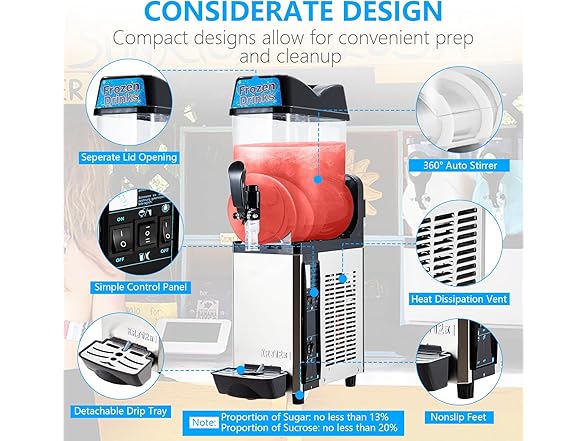 Garvee Slushie Machine 68 oz