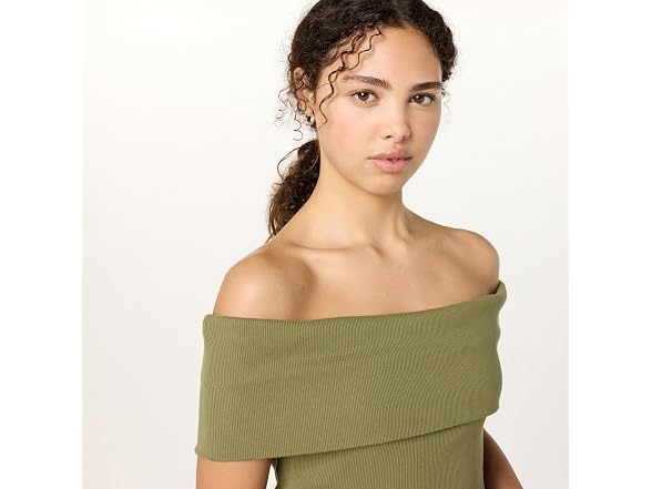 The Drop Women Jan Off Shoulder Knit Top
