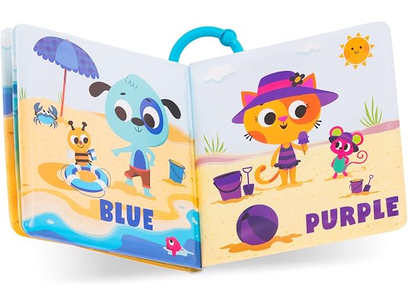 B. toys Bath Toys Set, Glow & Splash Book