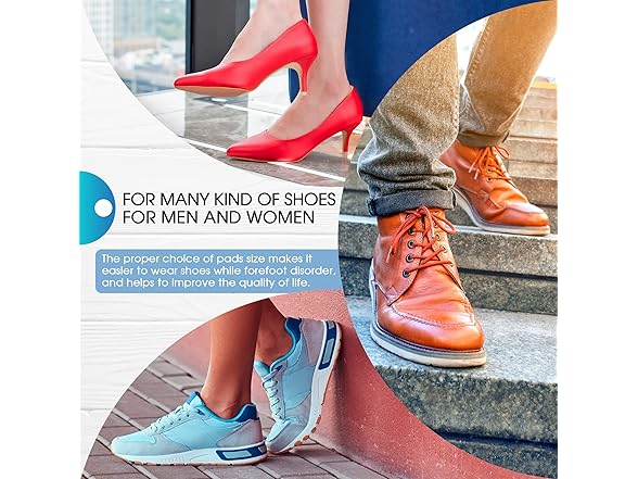 ELLOREE & CO. Metatarsal Pads - Ball of Foot Cushions