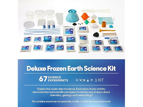 Discovery Frozen Earth Science Kit – 67 Experiments