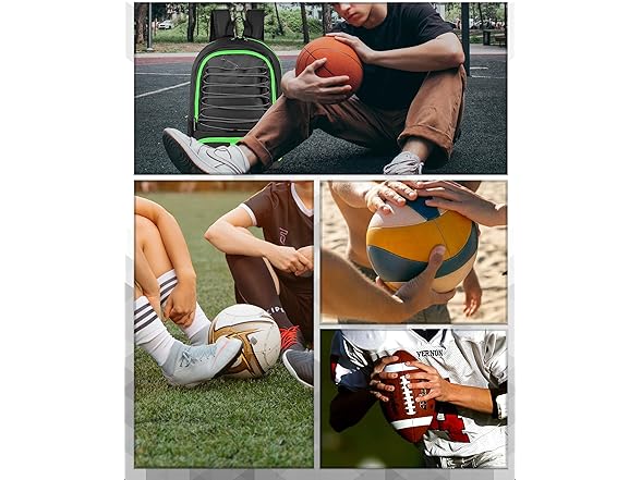 Backpack Unisex Ball & Shoes Compartment