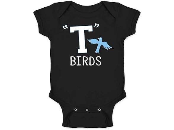 Pop Threads (18 MOS) Retro T Birds Gang Bodysuit