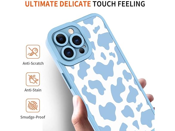 ZIYE for iPhone 13 Pro Max Case Cow