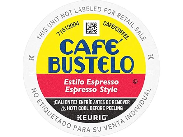 Cafe Bustelo K-Cup Packs, Espresso Style, 12-Pods