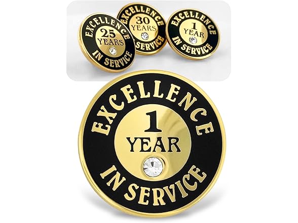 PinMart Silver Service Pin