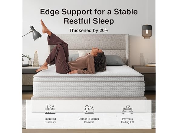 Novilla 14" King Size Mattress